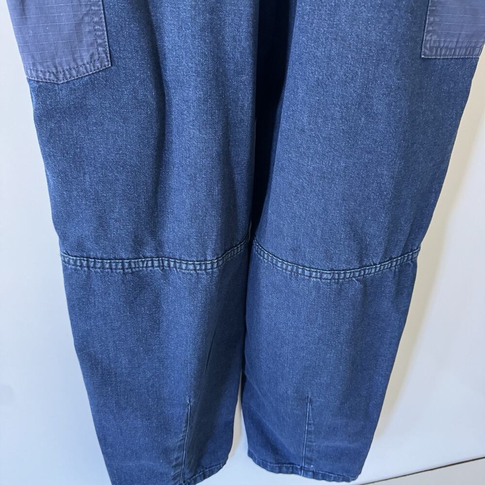 Carhartt Work In Progress WiP Women’s XS Alma Blue Bib Overalls Straight Leg EUC - Picture 10 of 13